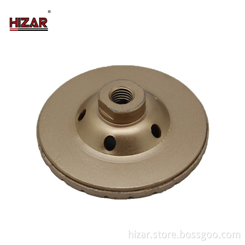 Hizar Diamond Grinding Wheel Cup Carborundum Abrasive Stone 4 Inch Wholesale